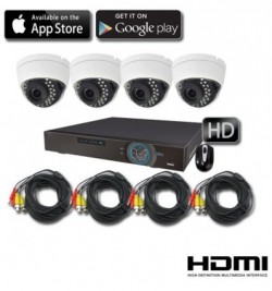 Kit de vidéo surveillance 4 caméras